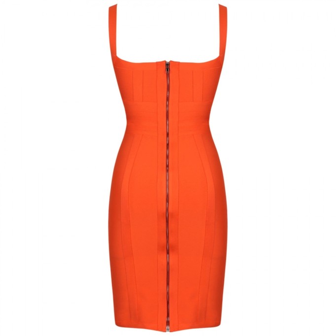 Strappy Sleeveless Backless Mini Bandage Dress PP19055