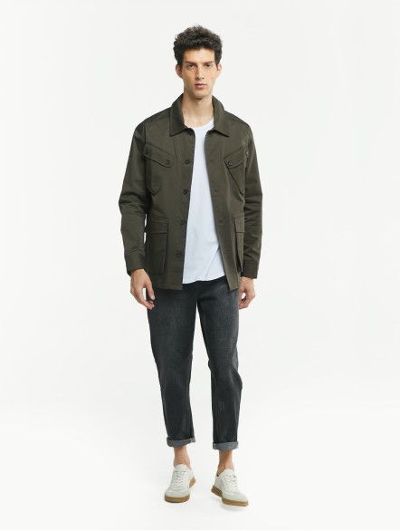 Double Pockets Shirt Jacket Double Pockets Shirt Jacket