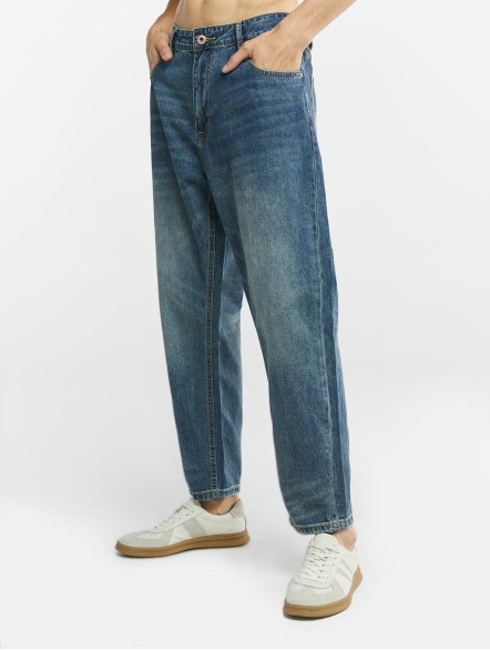 Vintage Washed Tapered Jeans Vintage Washed Tapered Jeans
