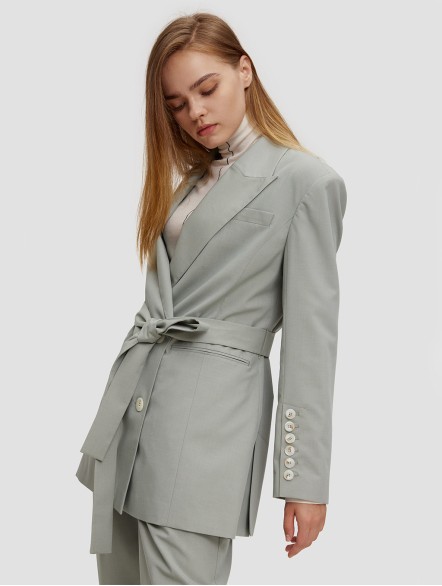 Belted Wrap Jacket Belted Wrap Jacket