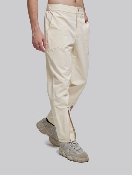 Tapered Pants With Shin Zippers Tapered Pants With Shin Zippers