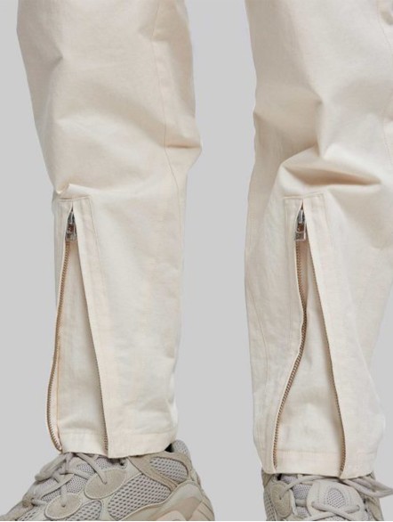 Tapered Pants With Shin Zippers Tapered Pants With Shin Zippers