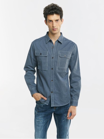 Solid Long Sleeve Cotton Shirt Solid Long Sleeve Cotton Shirt