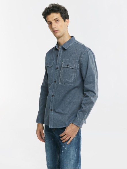 Solid Long Sleeve Cotton Shirt Solid Long Sleeve Cotton Shirt
