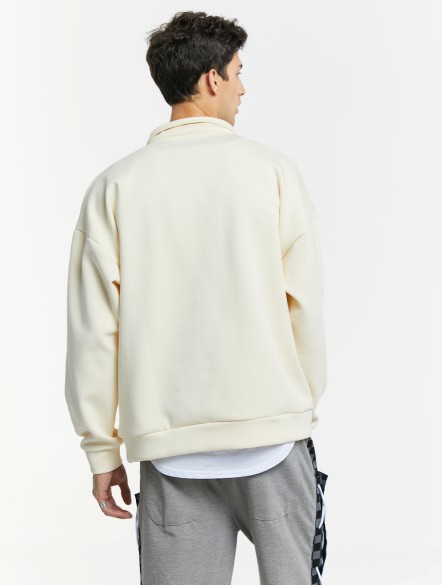 Monochrome Quarter-Zip Sweatshirt Monochrome Quarter-Zip Sweatshirt