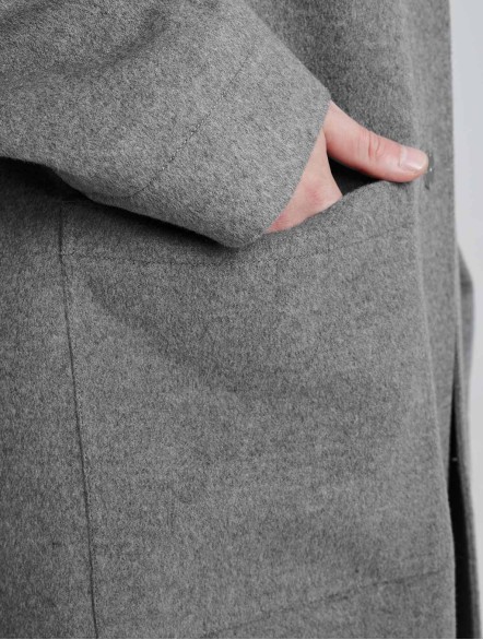Double Zipper Wool Coat Double Zipper Wool Coat