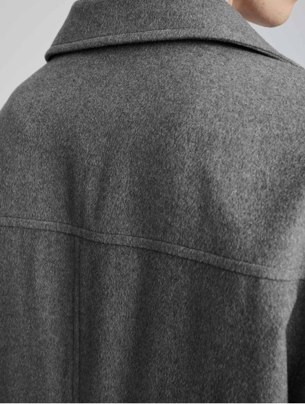 Double Zipper Wool Coat Double Zipper Wool Coat