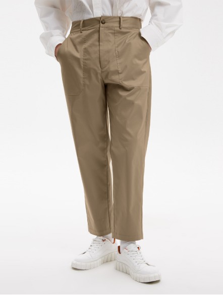 Single Button Tapered fit Trousers Single Button Tapered fit Trousers