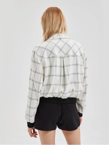 Checkered Relaxed-Fit Jacket Checkered Relaxed-Fit Jacket