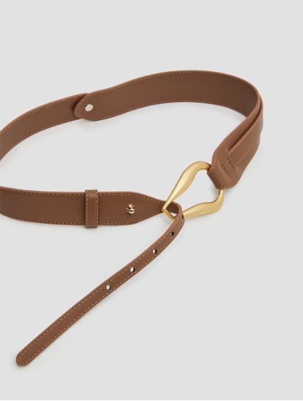 Gold Metal Buckle Belt Gold Metal Buckle Belt