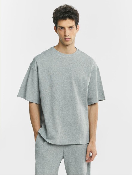 Solid Casual Crewneck Cotton T-shirt Solid Casual Crewneck Cotton T-shirt