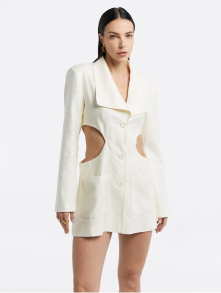 Heart-shaped Cut Blazer Heart-shaped Cut Blazer