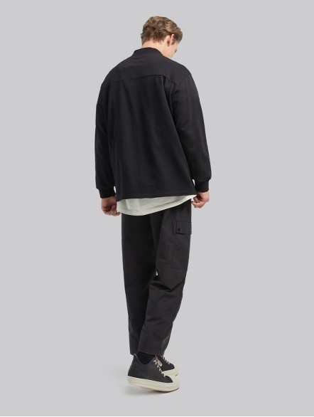 Off Center Pleat Sweatshirt Off Center Pleat Sweatshirt