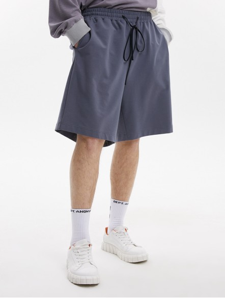 Wide Stretch Waist Basic Jogger Shorts Wide Stretch Waist Basic Jogger Shorts