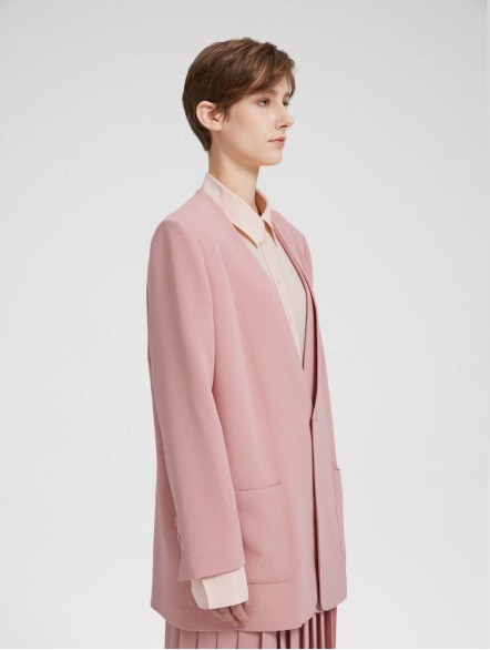 Single-breasted Compact Suiting Blazer Single-breasted Compact Suiting Blazer