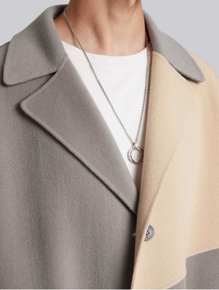 Midi Block Cashmere Coat Midi Block Cashmere Coat