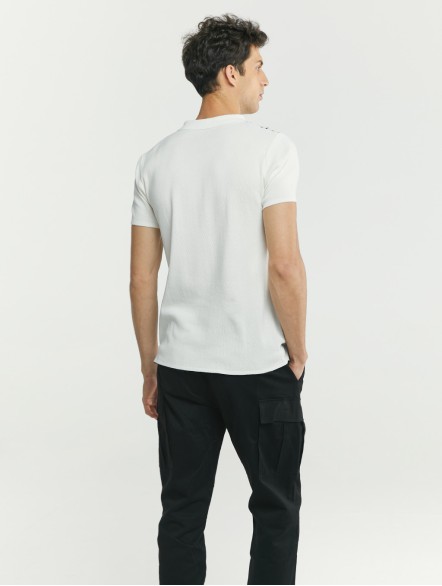 Knit-Jacquard Polo Shirt Knit-Jacquard Polo Shirt