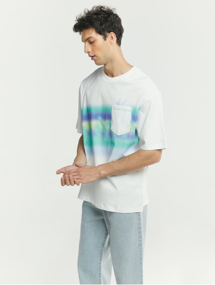 Oversized Print Cotton T-shirt Oversized Print Cotton T-shirt