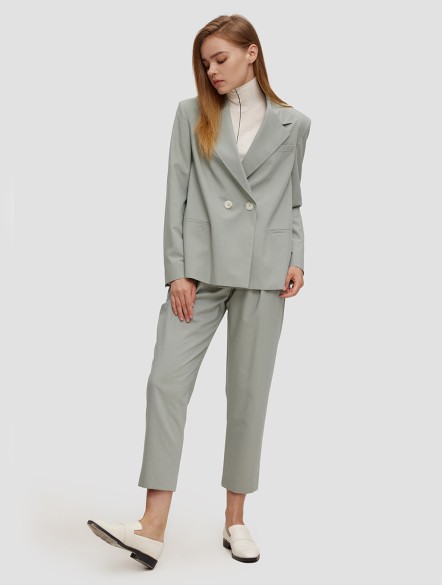 Boxy Two Button Blazer Boxy Two Button Blazer
