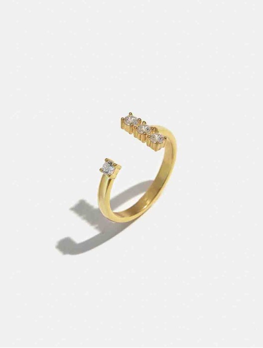 Flowry Open Ring