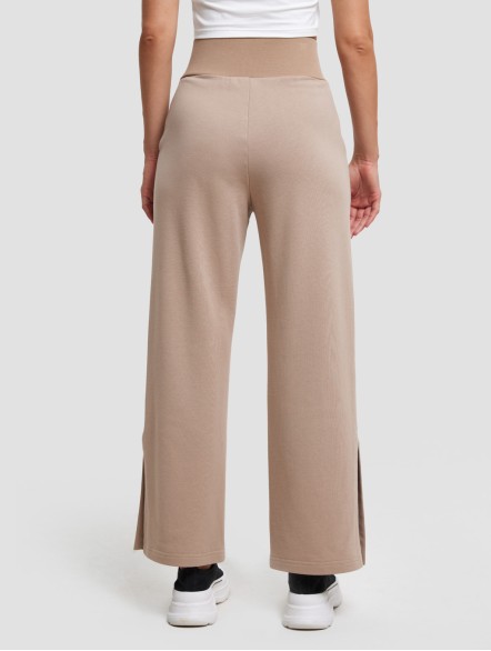 High-waist Threaded Slit Sweatpant High-waist Threaded Slit Sweatpant