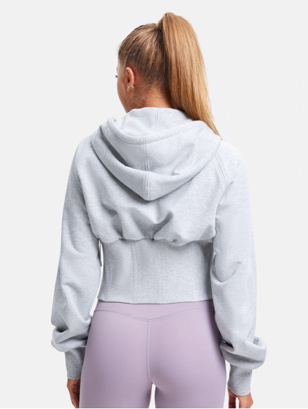 Drawstring Corset Cropped Jacket Drawstring Corset Cropped Jacket
