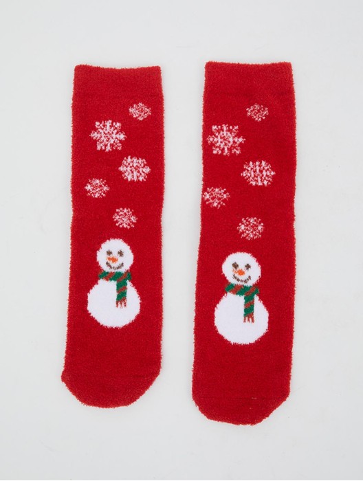 Festive Lovely Red-Series Socks