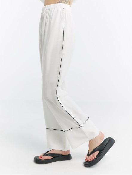 Trimmed Pajama Pants Trimmed Pajama Pants