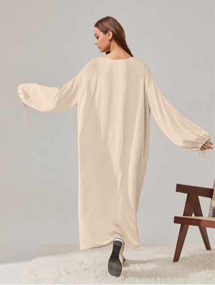 Roomy Drawstring Detail Sleepwear Roomy Drawstring Detail Sleepwear