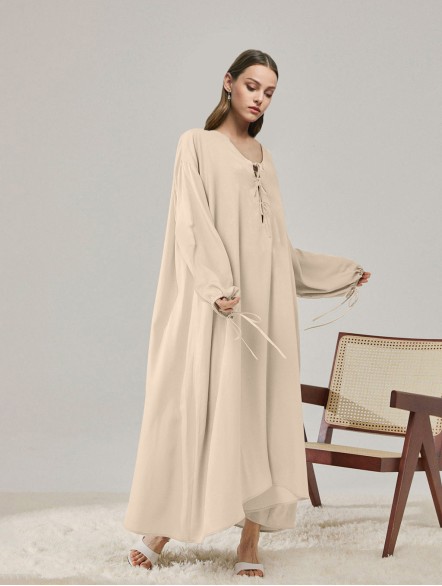 Roomy Drawstring Detail Sleepwear Roomy Drawstring Detail Sleepwear