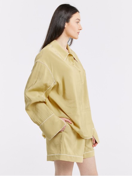 Soft-touch Piped Trim Pyjama Set Soft-touch Piped Trim Pyjama Set