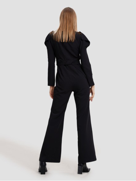 Exposed Shoulder Jumpsuit Exposed Shoulder Jumpsuit