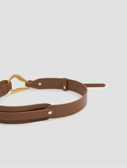 Gold Metal Buckle Belt Gold Metal Buckle Belt