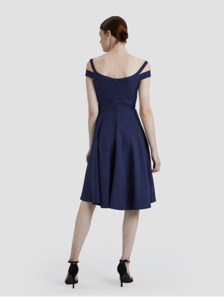 Cutaway Off-The-shoulder Dress Cutaway Off-The-shoulder Dress