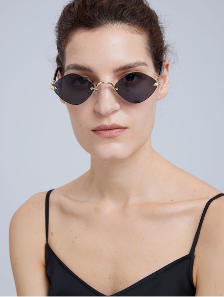 Diamond-shape Frameless Sunglasses Diamond-shape Frameless Sunglasses
