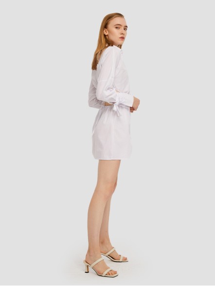 Cutaway Shirt Dress Cutaway Shirt Dress