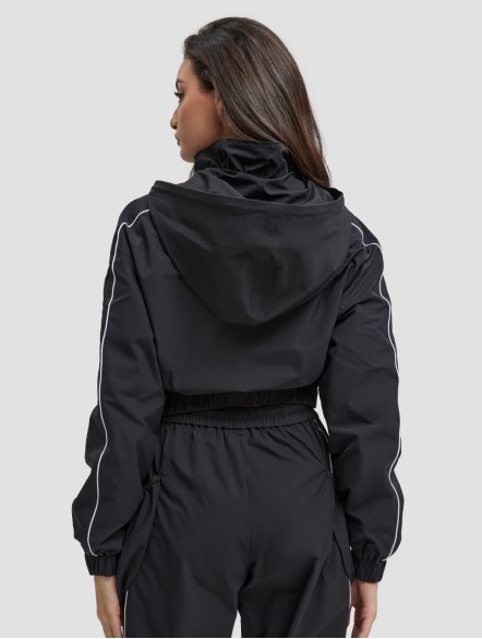 Long-Sleeve Drawstring Hooded Sports Jacket Long-Sleeve Drawstring Hooded Sports Jacket