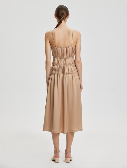 Gathered Slip Dress Gathered Slip Dress