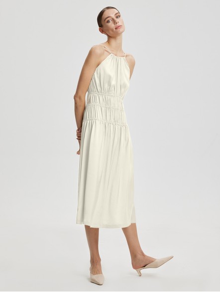 Gathered Slip Dress Gathered Slip Dress