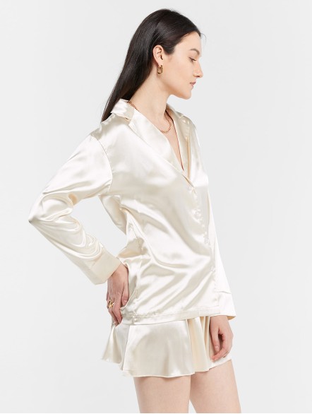 Satin Effect Three-Piece Set Satin Effect Three-Piece Set