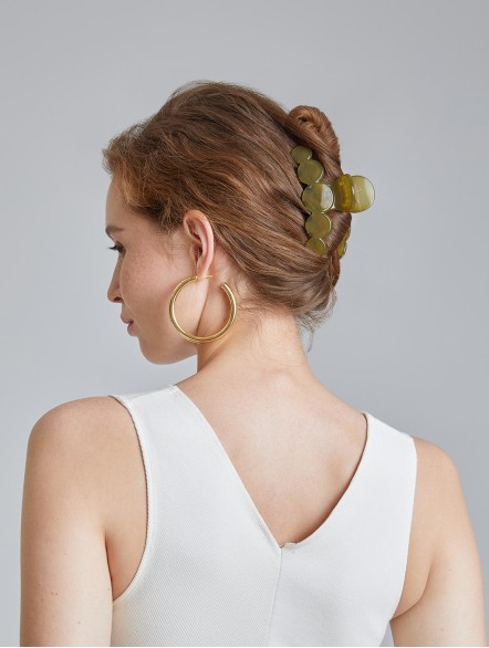 Olive Green Hair Claw Olive Green Hair Claw