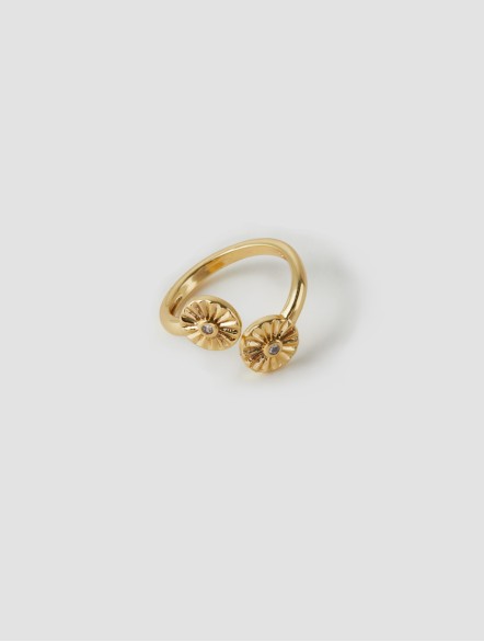 Double Sunflower Ring Double Sunflower Ring