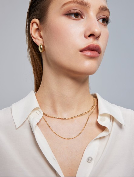 2-in-1 Layering Chain Necklace 2-in-1 Layering Chain Necklace