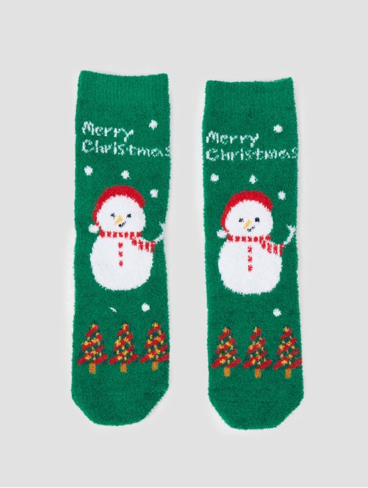 Festive Lovely Green-Series Socks
