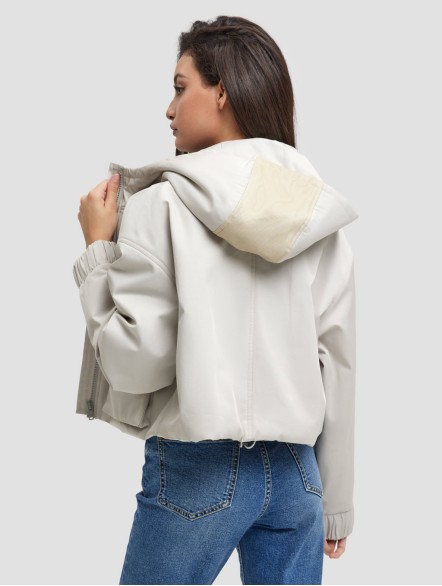 Hooded Short Coat Hooded Short Coat