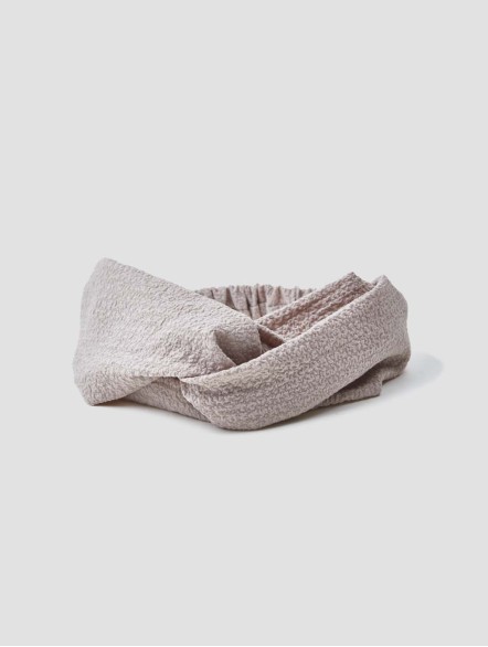 Beige Twist Knot Headband Beige Twist Knot Headband