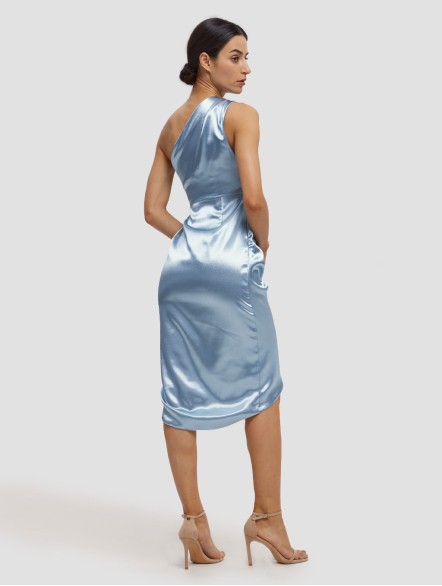 One-shoulder Draped Dress One-shoulder Draped Dress