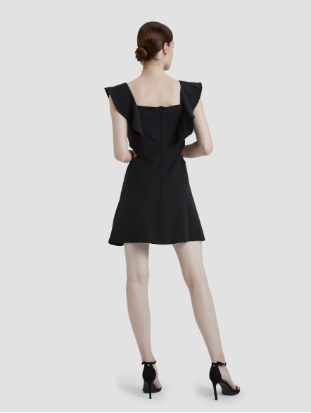Ruffled Side Cutaway Dress Ruffled Side Cutaway Dress
