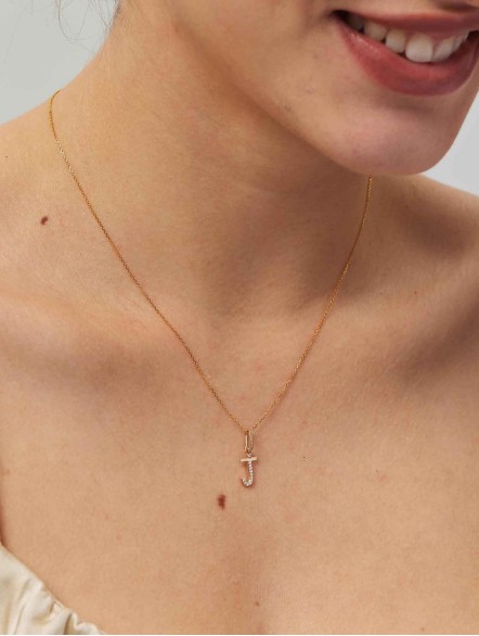 Letter Diamond Pendant Letter Diamond Pendant