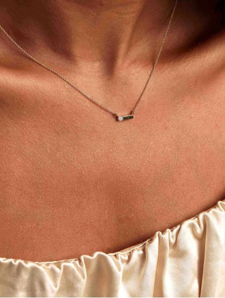 Brick Diamond Necklace Brick Diamond Necklace